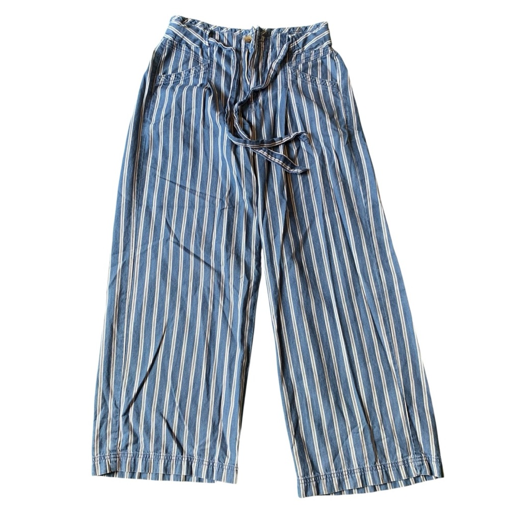 American Eagle Outfitters Blue Striped  Pants